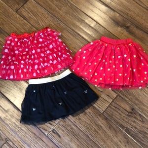 Lot 3t Disney Theme Skirts